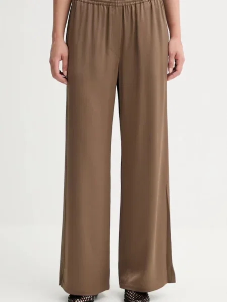 Filippa K pantaloni lat high waist maro