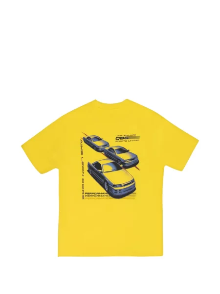 Tricou Aimé Leon Dore cu imagine galben