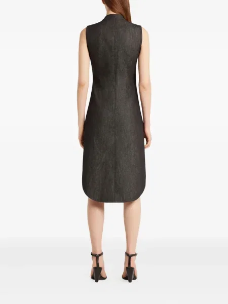 Rochie fără mâneci Courreges fără mâneci de costum gri