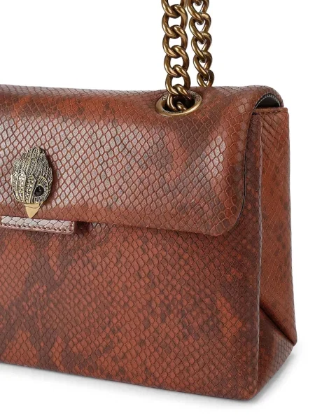 Kurt Geiger Bőr válltáska Kensington barna