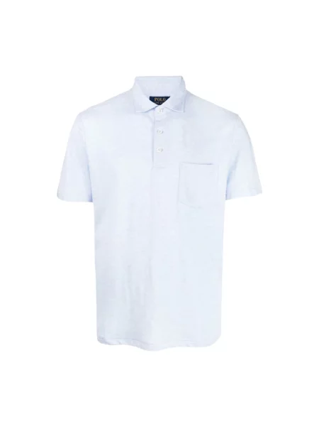 Koszulka polo Polo Ralph Lauren z krótkim rękawem niebieska