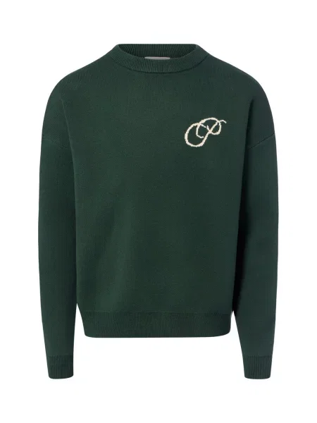 Prohibited sweter z dzianiny Mężczyźni S zielony