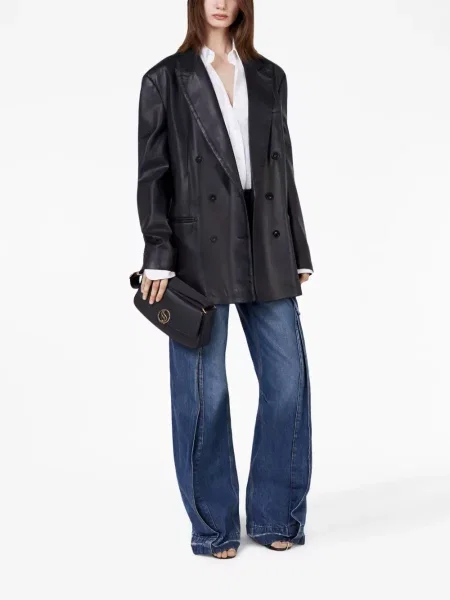 Dvouřadé sako Stella Mccartney černé