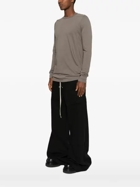 Lung tricou Rick Owens gri