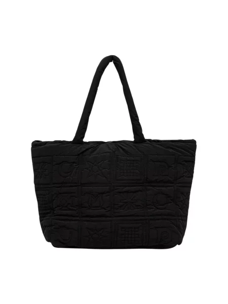 Nanushka torebka SOFT TOTE czarny