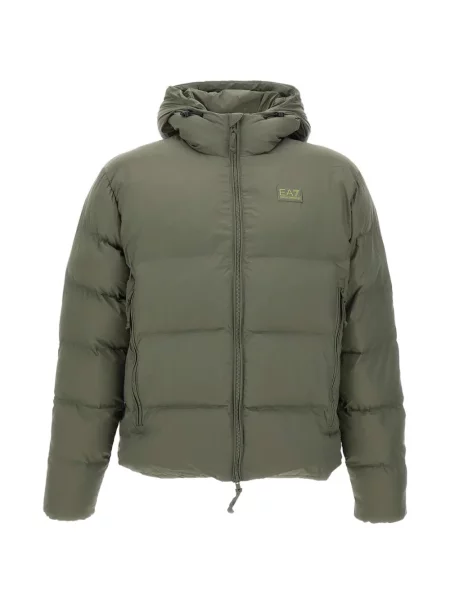 Geacă cu puf Ea7 Emporio Armani verde