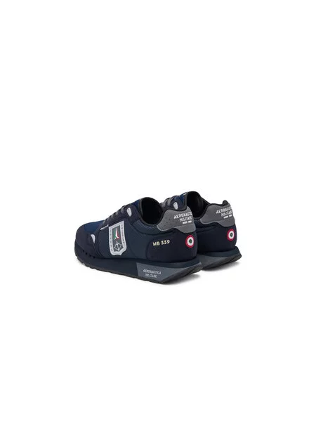 Sneakersy Aeronautica Militare Tmavomodrá