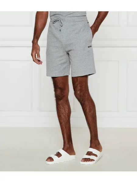 BOSS BLACK Pantaloni scurți Waffle negru