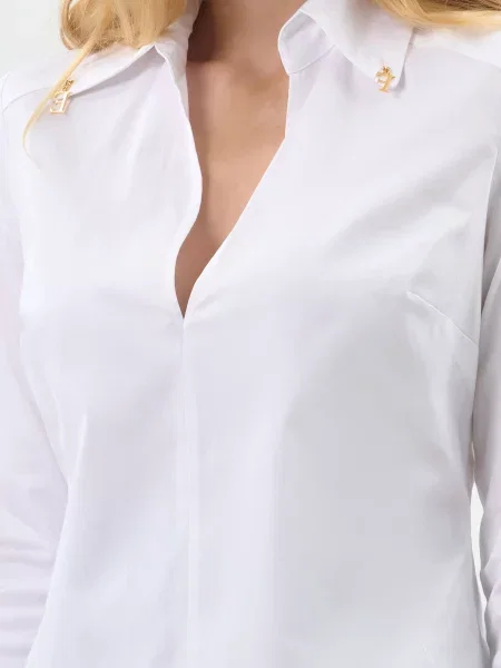 Рубашка Elisabetta Franchi белая