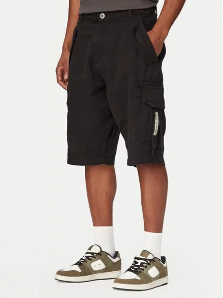 Alpha Industries Szövet rövidnadrág fekete