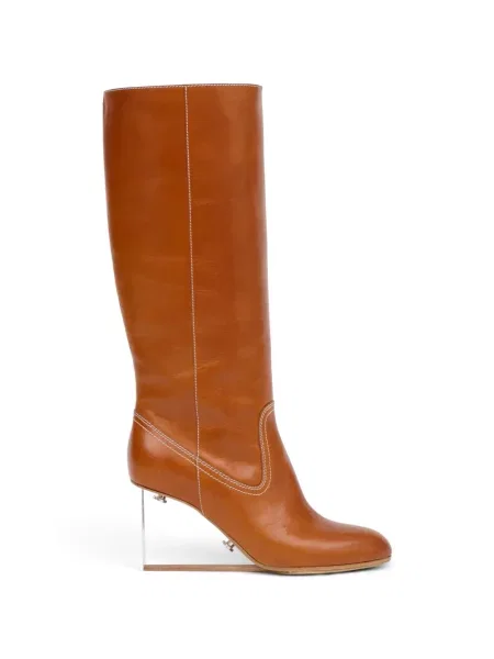 Botine Maison Margiela cu pană maro