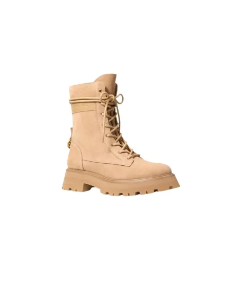 Botki Michael Kors zamszowe beżowe