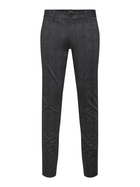 Only & Sons Pantaloni eleganți Mark amestecat / gri negru