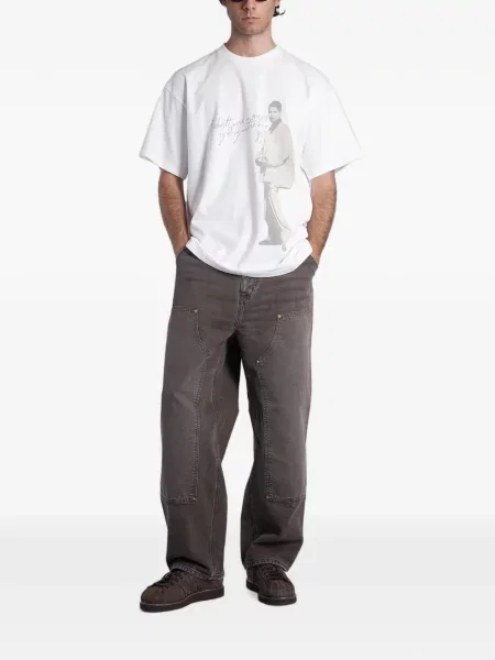 Tricou Carhartt Wip cu imagine alb