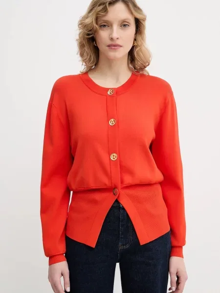 Karl Lagerfeld cardigan KARL DAILY portocaliu