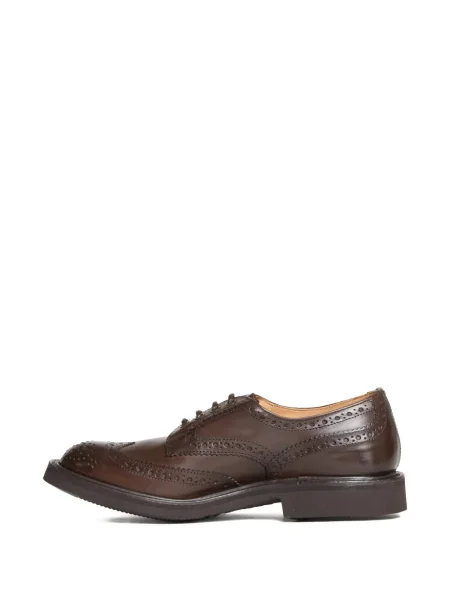 Pantofi derby Tricker's din piele maro