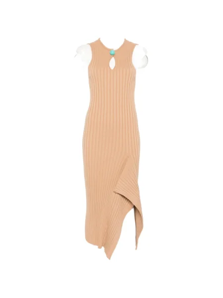 Kamizelka Stella Mccartney asymetryczna prążkowana