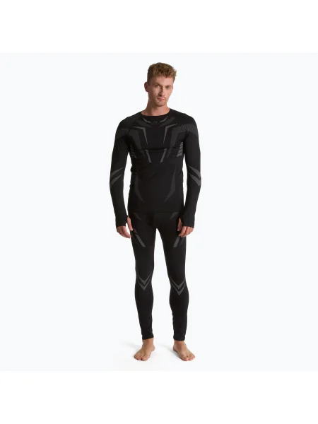 Мъжки комплект термобельо KADVA ALPINESTEP COOLMAX THERMAL PRO DRY black черно
