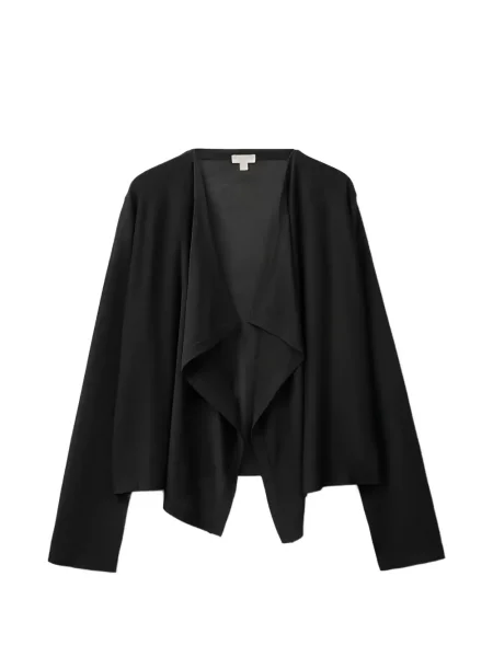 Cardigan Benetton drapat negru