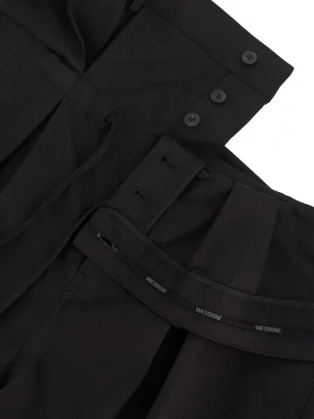 Pantaloni We11done negru