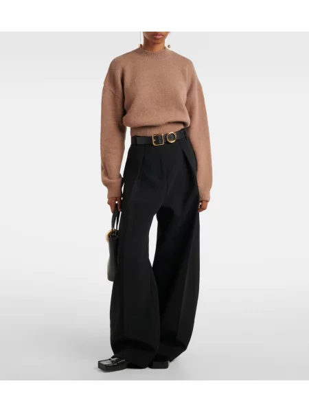 Pulover Jacquemus de lână bej