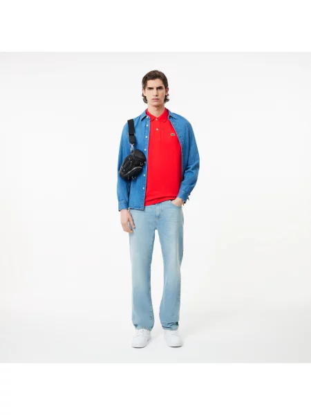 Lacoste Koszulka Polo Light czerwony