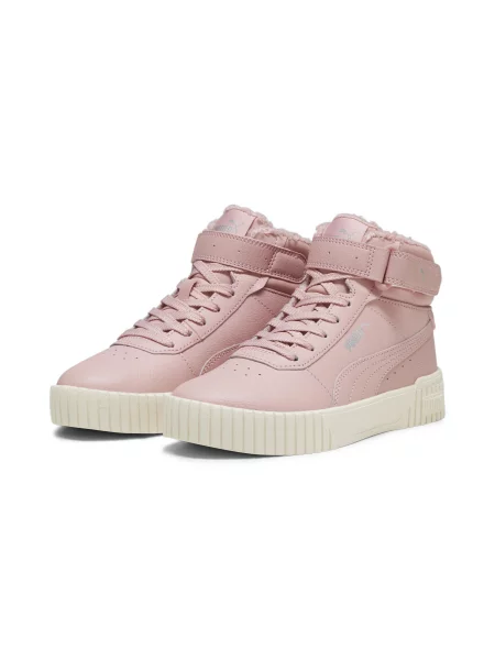 Młodzieżowe sneakersy Carina Mid Winter PUMA białe