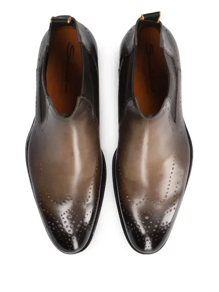 Brogues Santoni maro