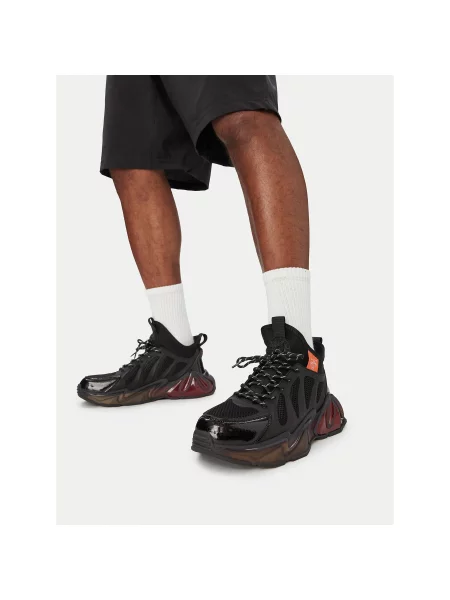 Sneakers Plein Sport The Flame Tiger PACS negru