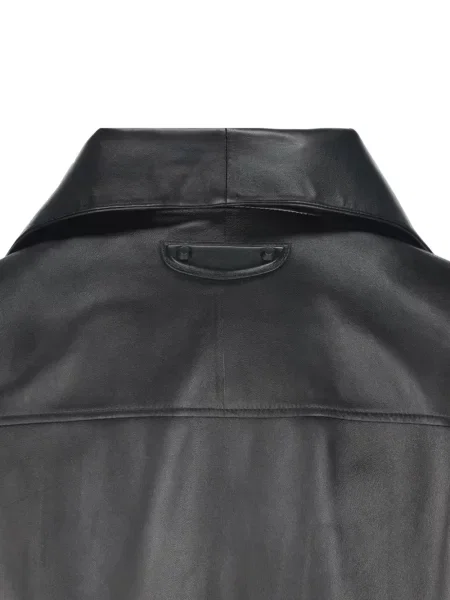 Bőrdzseki Balenciaga fekete