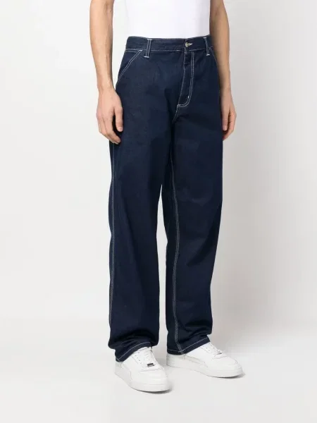 Džínsy s rovným strihom Carhartt Wip modrá