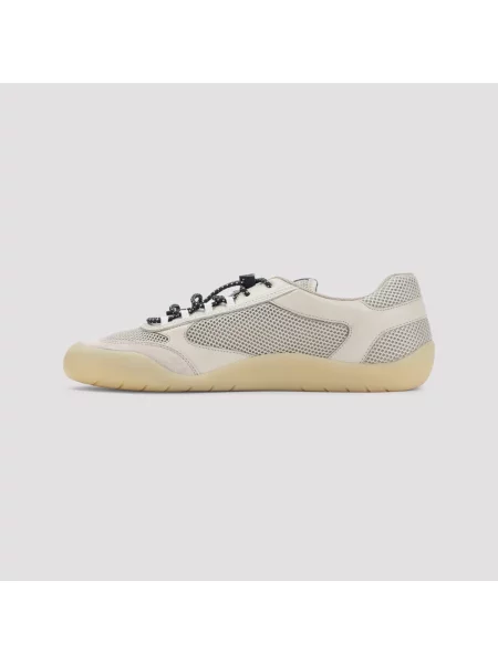 Sneakersy Prada skórzane beżowe