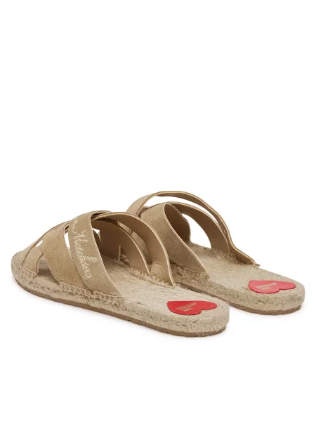 LOVE MOSCHINO Natikače bež