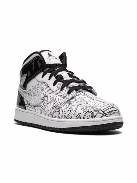 Sneakersy dziecięce Jordan Air Jordan 1 białe