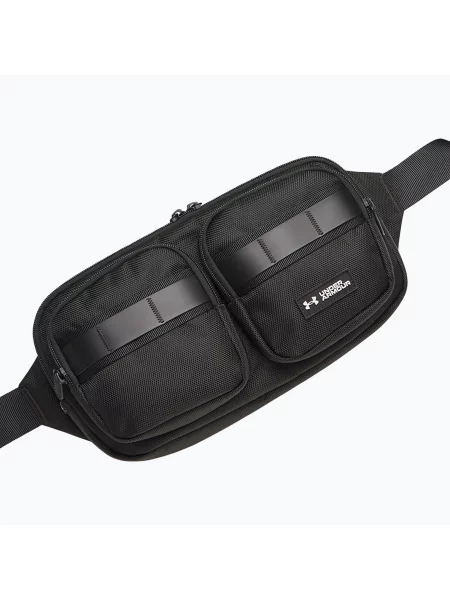 Saszetka Under Armour Triumph Crossbody 10 l black/halo gray czarna