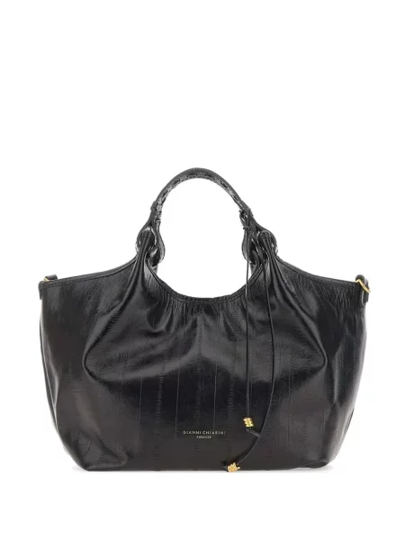 Geantă shopper Gianni Chiarini din piele negru