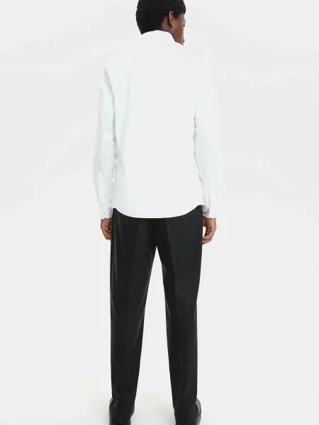 Рубашка Calvin Klein из поплина белая