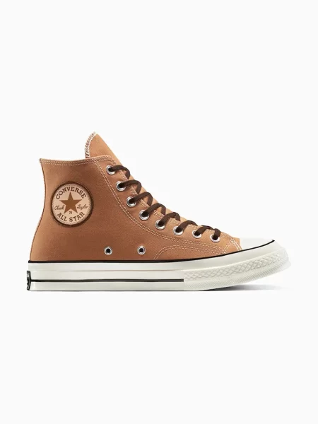 Високи кецове Converse Chuck 70 кафяво
