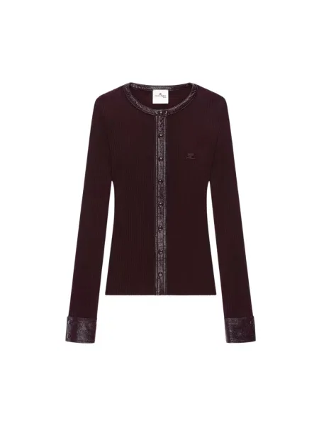 Sweter Courreges czerwony