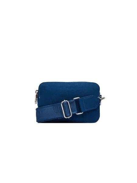 Calvin Klein Táska Webbing Strap Canvas Camera Bag kék
