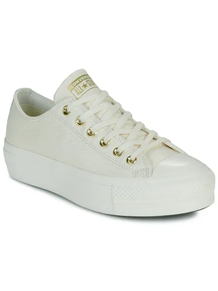 Tenisky Converse Chuck Taylor All Star na platforme biela