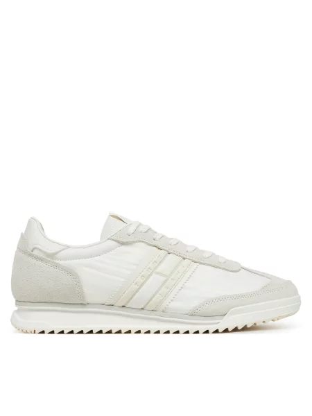Tommy Jeans Tenisice Tjm Retro Runner Cleated bijela