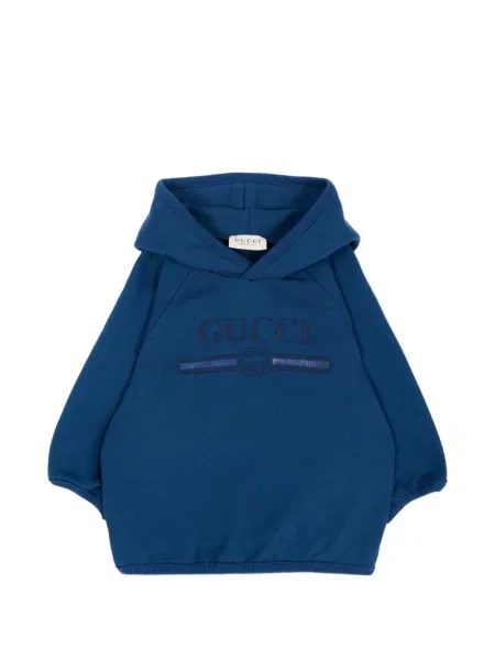 Bluza z kapturem dziecięca Gucci niebieska