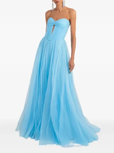 Rochie maxi Ana Radu de costum albastru