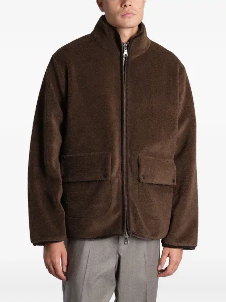 Geacă Ballantyne din fleece maro