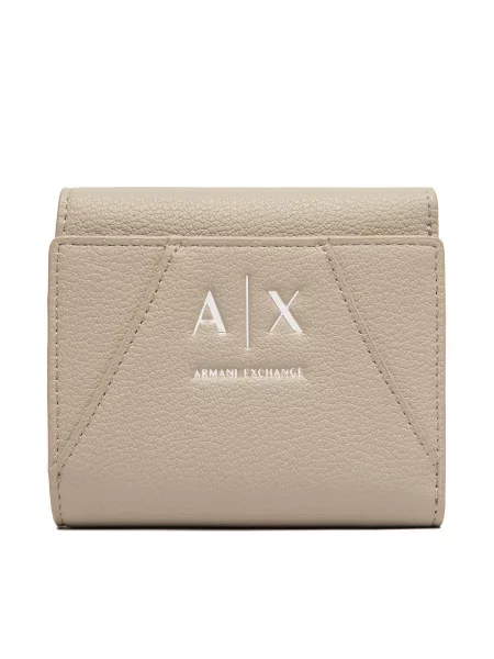 Кошелек Armani Exchange бежевый