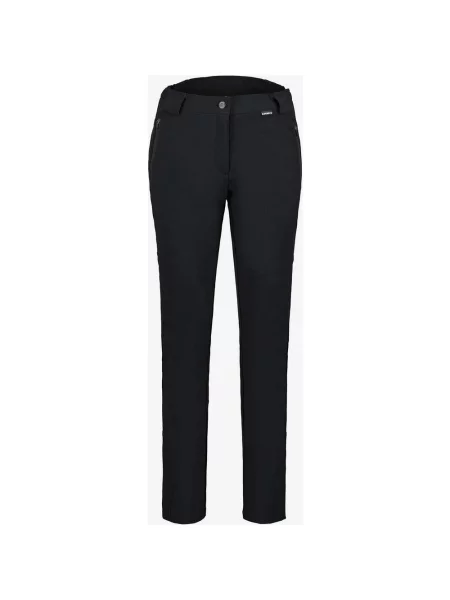 Długie spodnie Icepeak Doral Softshell w kolorze intensywnej czerni 42 czarne