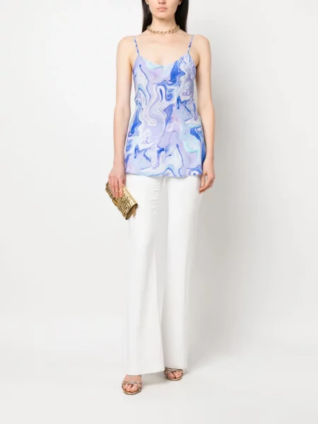Palaidinė be rankovių Bcbg Max Azria be rankovių violetinė