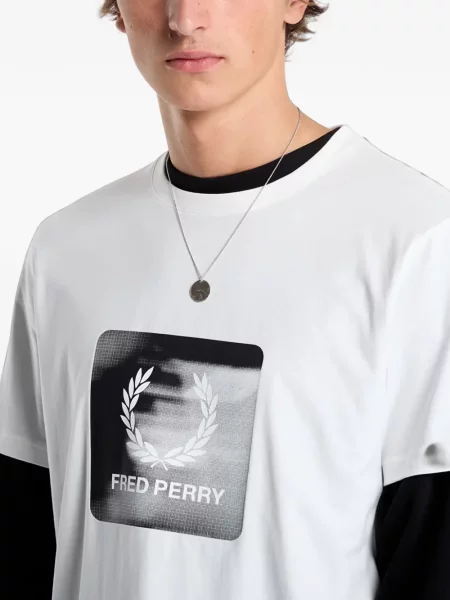 Tricou Fred Perry alb