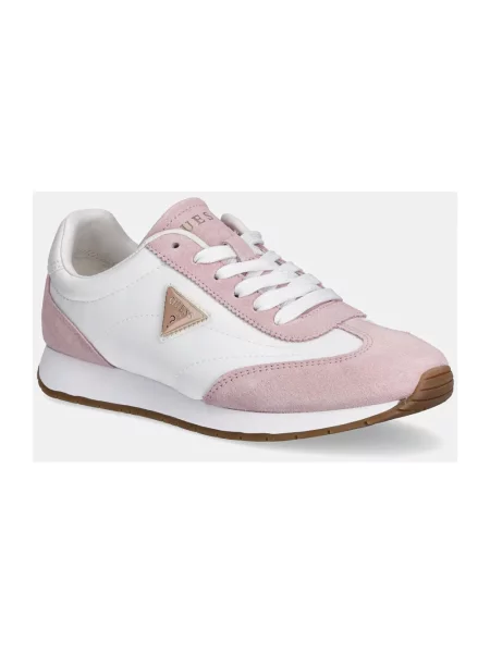 Sneakersy Guess skórzane różowe
